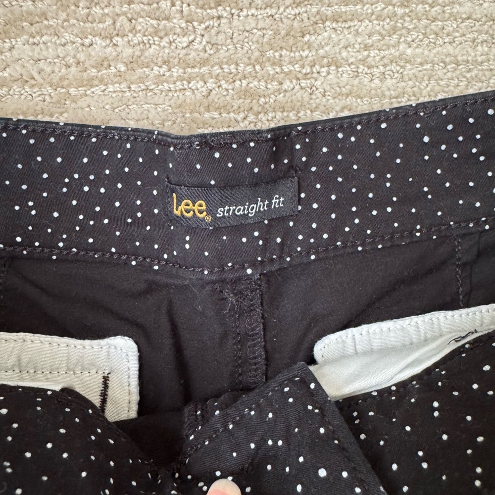 Lee Black Straight Fit with Textured Design - Picture 3 of 8